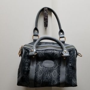 Terzetto Snakeskin Satchel